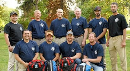 High Angle Rope Rescue Team